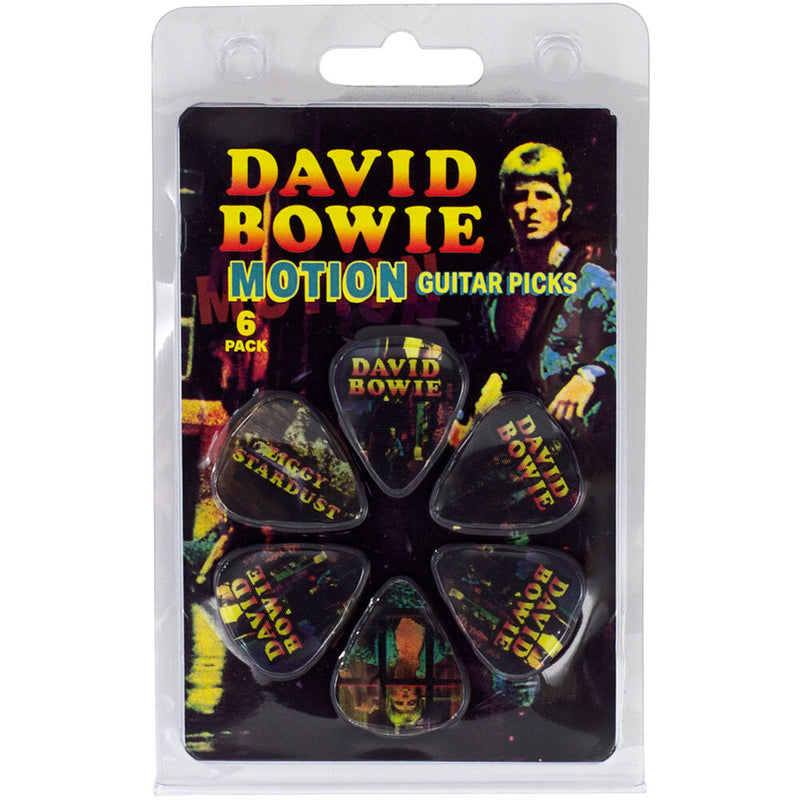 "David Bowie - Ziggy" Licensed Motion Guitar Picks (6-Pack)
