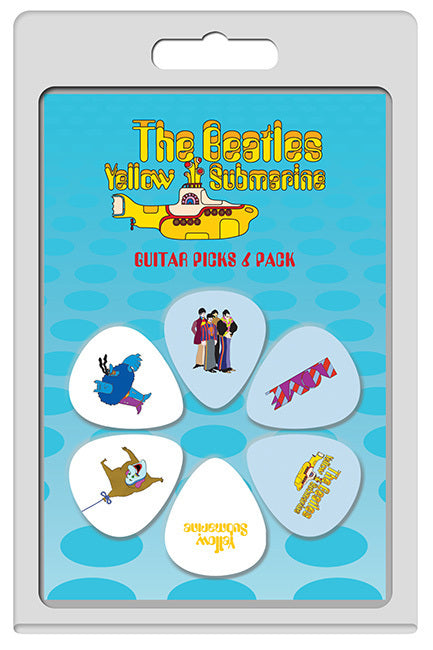 The Beatles Variety Licensed Guitar Picks (6-Pack)