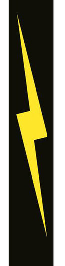 XTR Poly Guitar Strap - Lightning Bolt