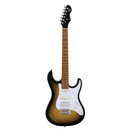 Levinson Sceptre Ventana Deluxe - Double Cutaway HSS See Thru 2 Tone Sunburst w Maple Board