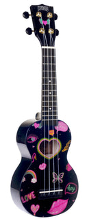 Mahalo Art Series Soprano Ukulele - Heart