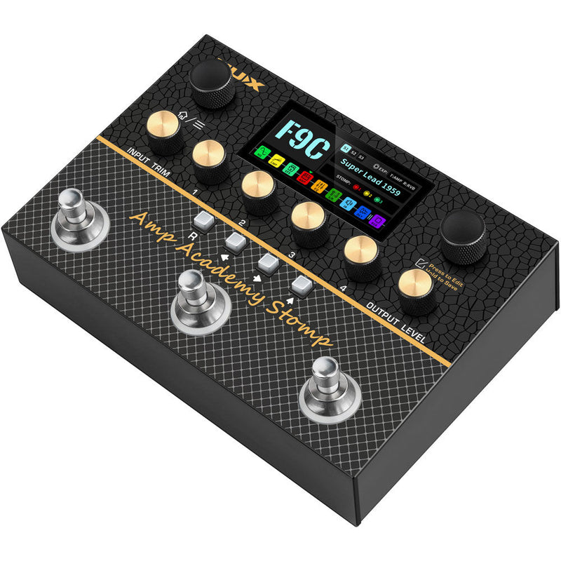 NU-X Monarch Series Amp Academy 3-Footswitch Stomp Compact Modeler