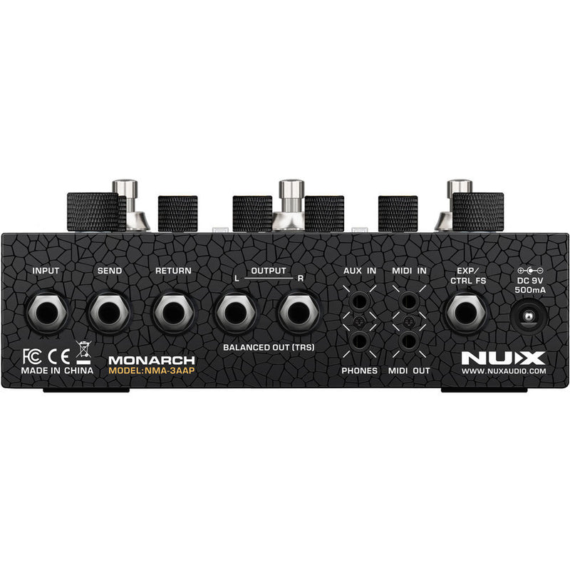 NU-X Monarch Series Amp Academy 3-Footswitch Stomp Compact Modeler