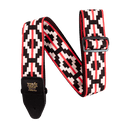 Ernie Ball Classic Jacquard Strap - Ristra Red