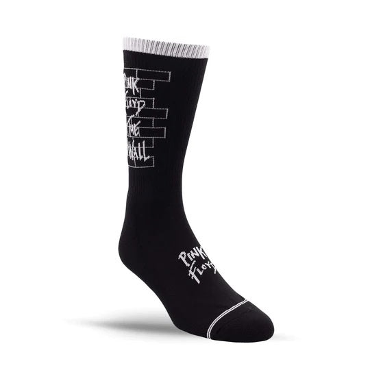 PINK FLOYD "The Wall" Large Crew Socks in Black (1-Pair)