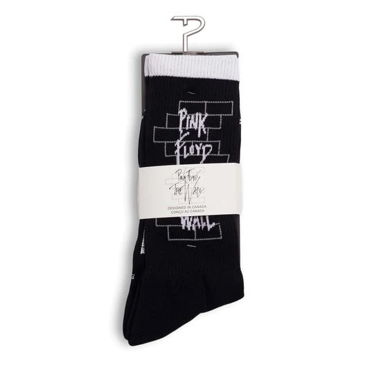 PINK FLOYD "The Wall" Large Crew Socks in Black (1-Pair)
