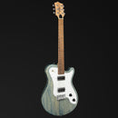 Pratley DVR Single Cutaway Solid Qld Blue Fig Body Electric Humbucker Guitar in Denim Blue