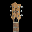 Pratley DVR Single Cutaway Solid Qld Blue Fig Body Electric Humbucker Guitar in Natural Red