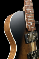 Pratley Electric Semi-Hollow Blackwood Vintage Burst Single Cut SD Phat Cat P90 Set