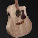 Pratley SL Dreadnought Cutaway / Electric Solid Top, Layered Back & Sides all Qld Blue Fig w/ Case