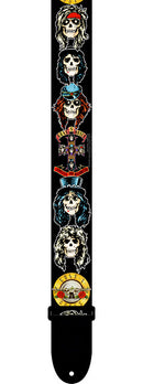 Perris 2" Polyester "Guns N Roses" Licensed Guitar Strap