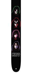 Perris 2.5" Leather Hi-Res "KISS" Licensed Guitar Strap