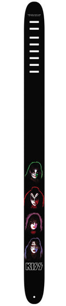 Perris 2.5" Leather Hi-Res "KISS" Licensed Guitar Strap