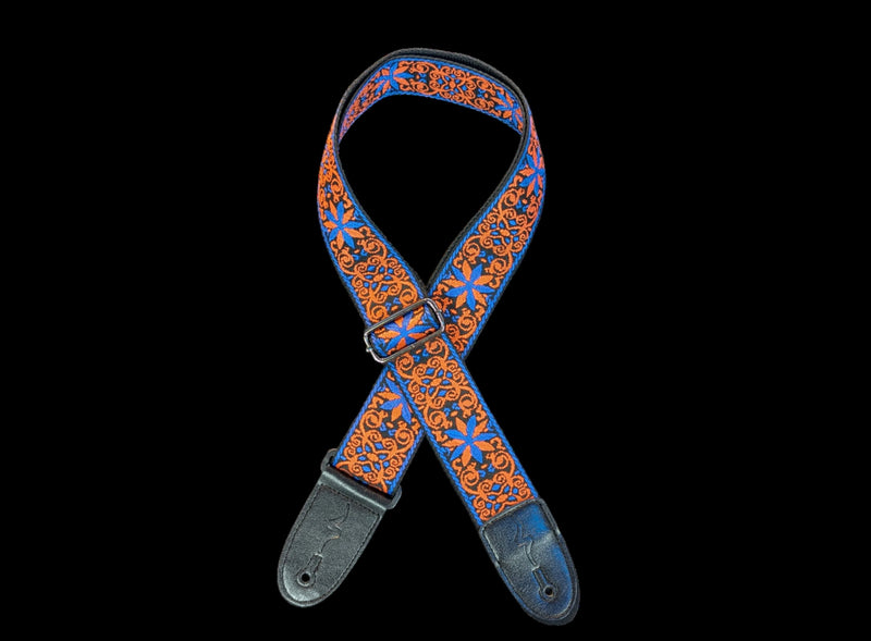 Sabre Premium Jacquard Strap - Red/Blue