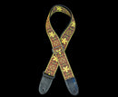 Sabre Premium Jacquard Strap - Brown/Yellow