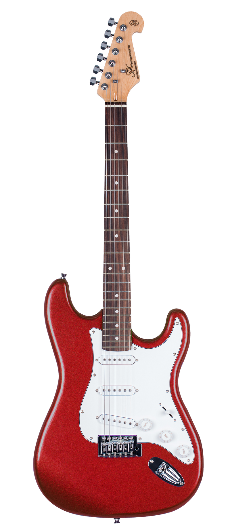 SX Electric Guitar Pack with Accessories Red