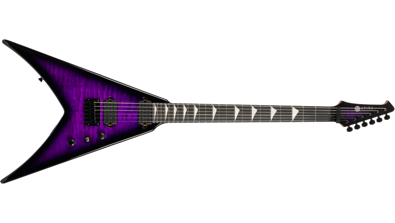 Spira Guitars V-500 TPP E Electric Guitar - Trans Purple