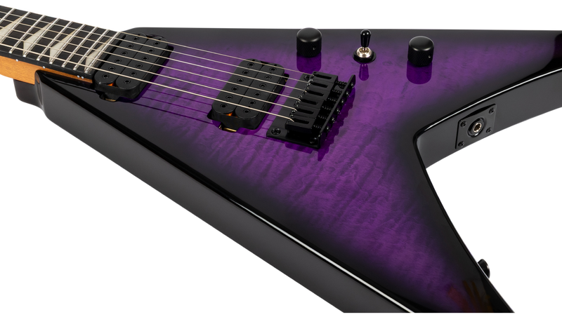 Spira Guitars V-500 TPP E Electric Guitar - Trans Purple