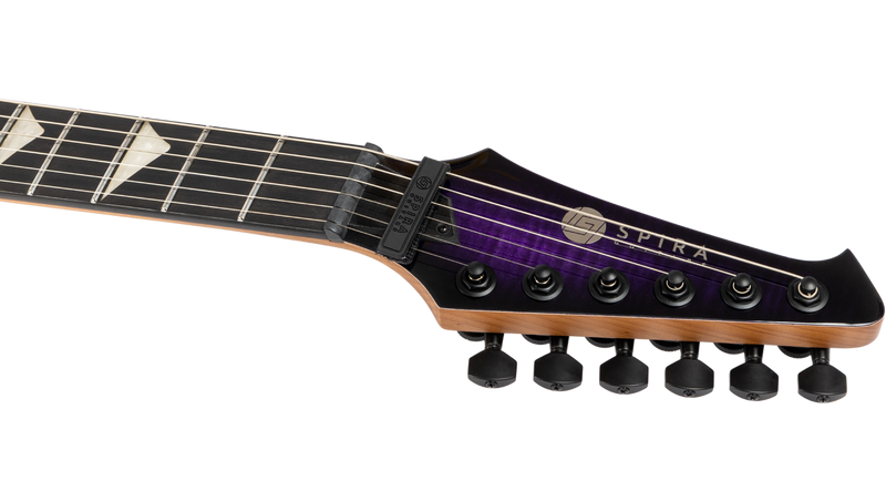Spira Guitars V-500 TPP E Electric Guitar - Trans Purple