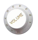 SC Style Volume Knob - Japanese - White