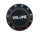 SC Style Volume Knob - Japanese - Black