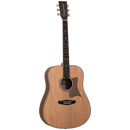 Tanglewood TRDHR Reunion Australian Red Cedar Top Dreadnought with Hawaiian Rain Wood B/S