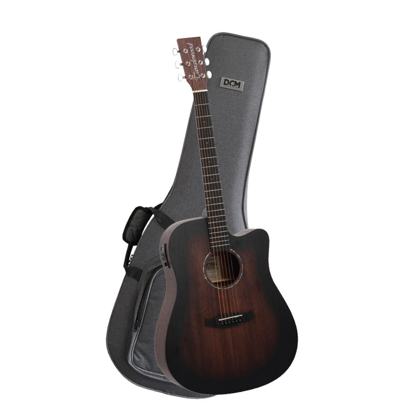 Tanglewood Crossroads Dreadnought Acoustic/Electric Guitar Pack with DCM Premium Case (TWCRDE-P)