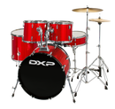 DXP Pioneer Series 5 Piece Drum Kit Package - Candy Apple Sparkle