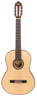 Valencia VC704H Solid Top Classical Guitar Hybrid Neck in Natural Satin