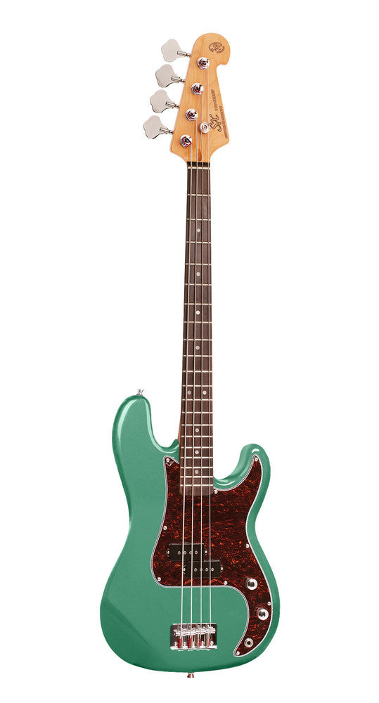 SX 3/4 Short Scale Vintage Bass Guitar Vintage Green