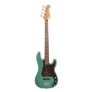 SX Vintage P & J Style Bass Guitar - Vintage Green