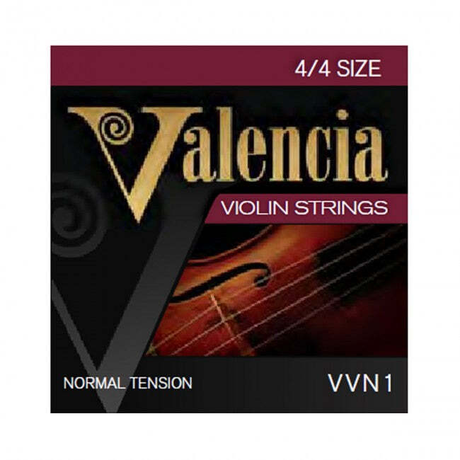 Valencia VVN1 4/4 Set Violin Strings - Steel Ball End