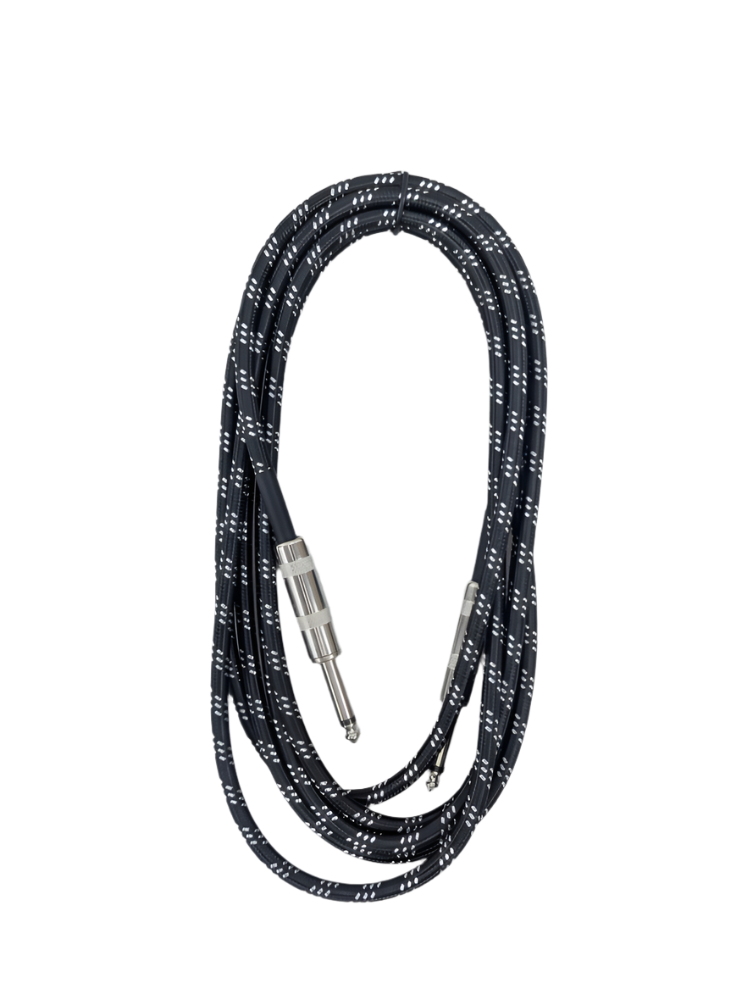 Hebikuo Braided Instrument Cable - 3m - Assorted Colours