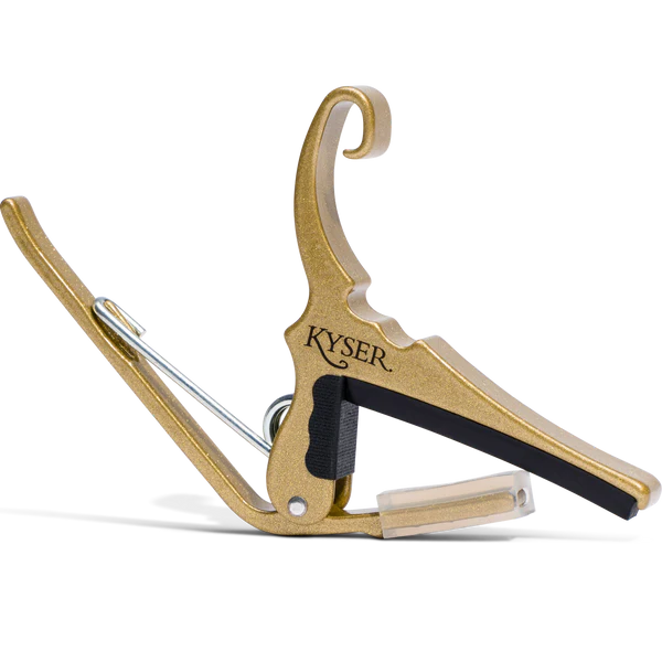 Kyser Quick-Change Acoustic Guitar Capo - Gold