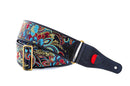 Right On Straps TALISMAN BEPPU II Teal Guitar Strap