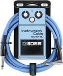 BOSS BIC-10A-BU Instrument Cable 10ft/3m AS Blue