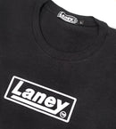LANEY Vintage Logo T-Shirt - Black Marl - Large
