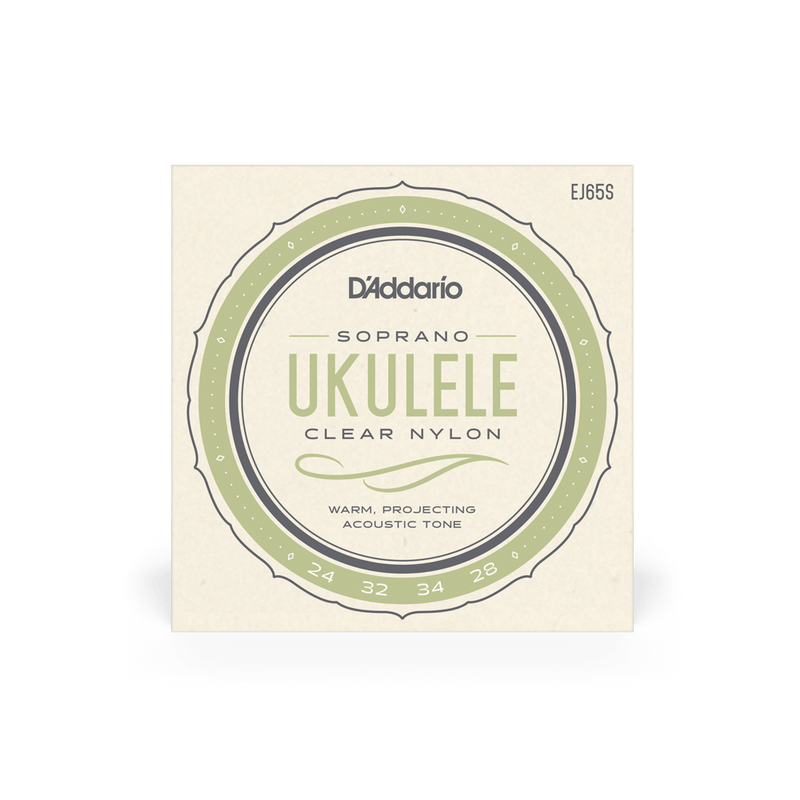 D'Addario EJ65S Pro-Arte Custom Extruded Nylon Soprano Ukulele Strings