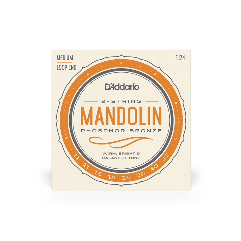D'Addario Mandolin Set 11/40 Phosphor Bronze