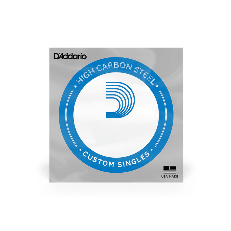D'Addario PL0 Plain Steel Single String - Multiple Gauges .007-.024