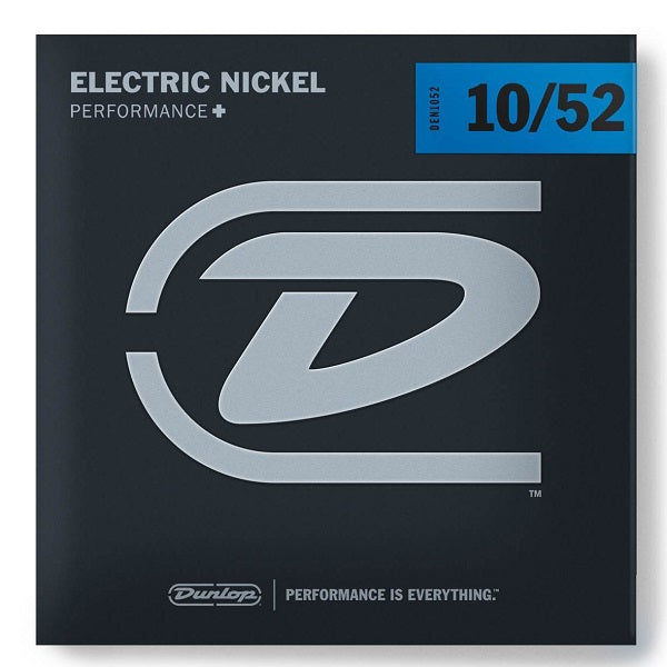 Dunlop DEN1052 Light/Heavy Nickel Wound Electric Guitar Strings (10-52)