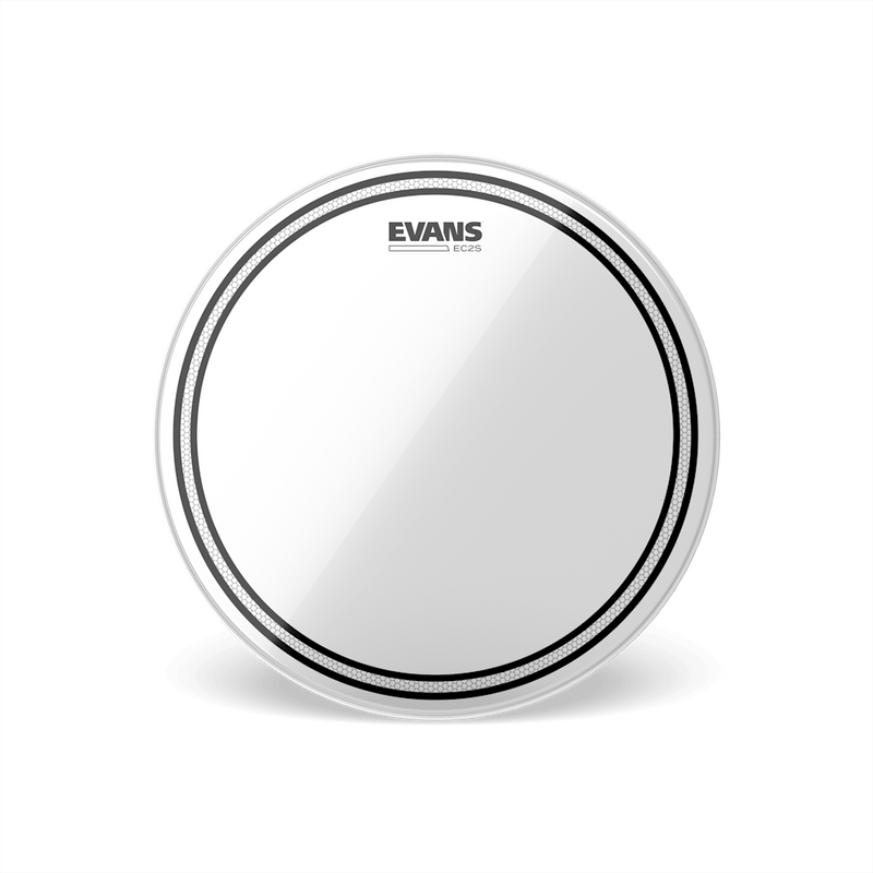 EVANS EC2S CLEAR TOM DRUMHEAD 15" Clear Tom Batter