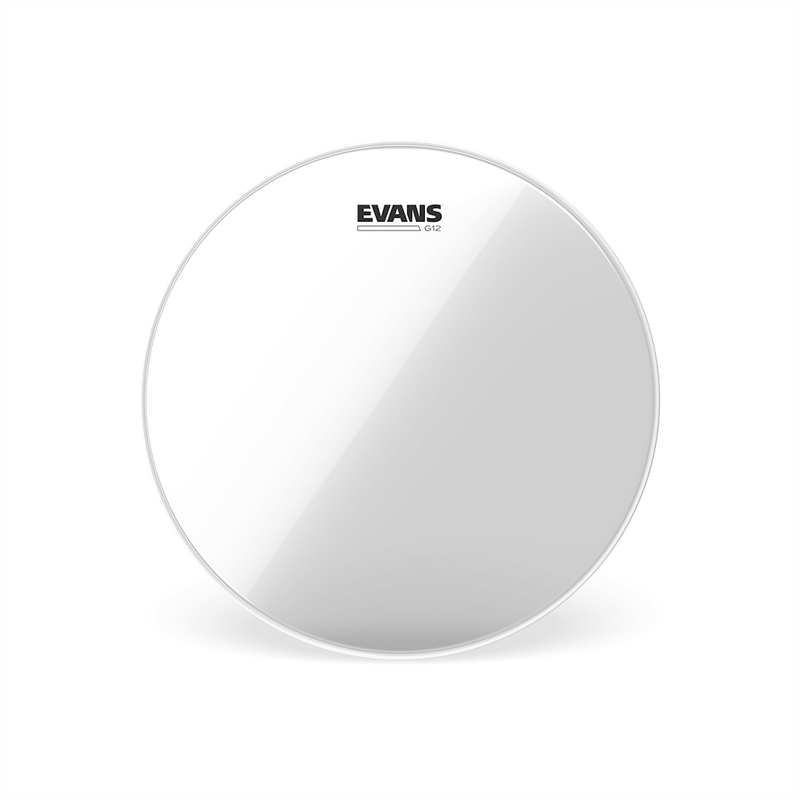 EVANS G12 CLEAR TOM DRUMHEAD 12" Clear Tom Batter