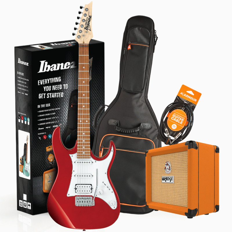IBANEZ RX40CA GUITAR PACK W/ ORANGE CRUSH AMP & ACCESORIES