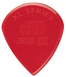 Jim Dunlop Jazz III XL Nylon Red Players Pick Pack - 6 Picks