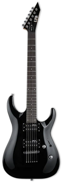 ESP LTD MH-10 Electric Guitar Black w/Gig Bag