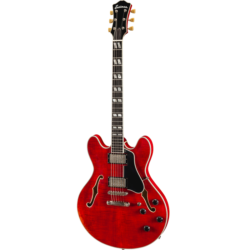 Eastman T59/V Thinline Electric Guitar - Antique Red w/Hardcase