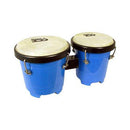 Mano TDK16BL Mini Plastic Bongos - Blue at Five Star Music 102 Maroondah Highway Ringwood Melbourne Music Guitar Store.