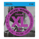 D'Addario EXL120 Electric Guitar Strings 9-42 Super Light