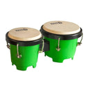 MANO PERCUSSION TDK16G TUNABLE MINI BONGOS - GREEN at Five Star Music 102 Maroondah Highway Ringwood Melbourne Music Guitar Store.